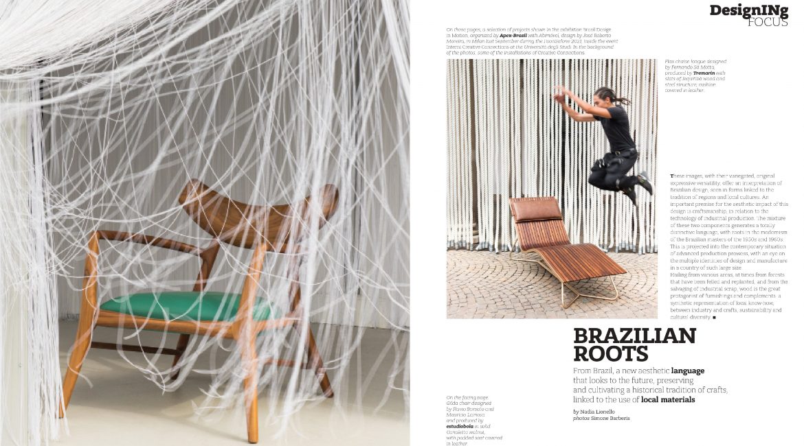 ‘Raízes brasileiras’ na INTERNI Magazine