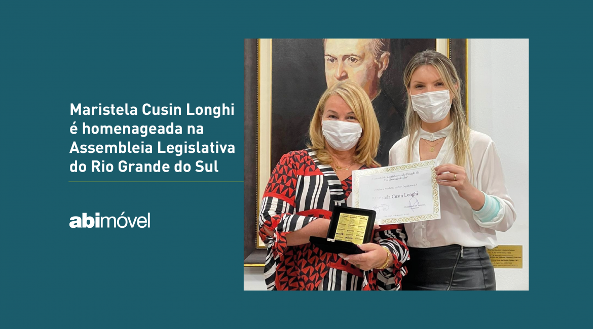 Maristela Cusin Longhi é homenageada na Assembleia Legislativa do RS