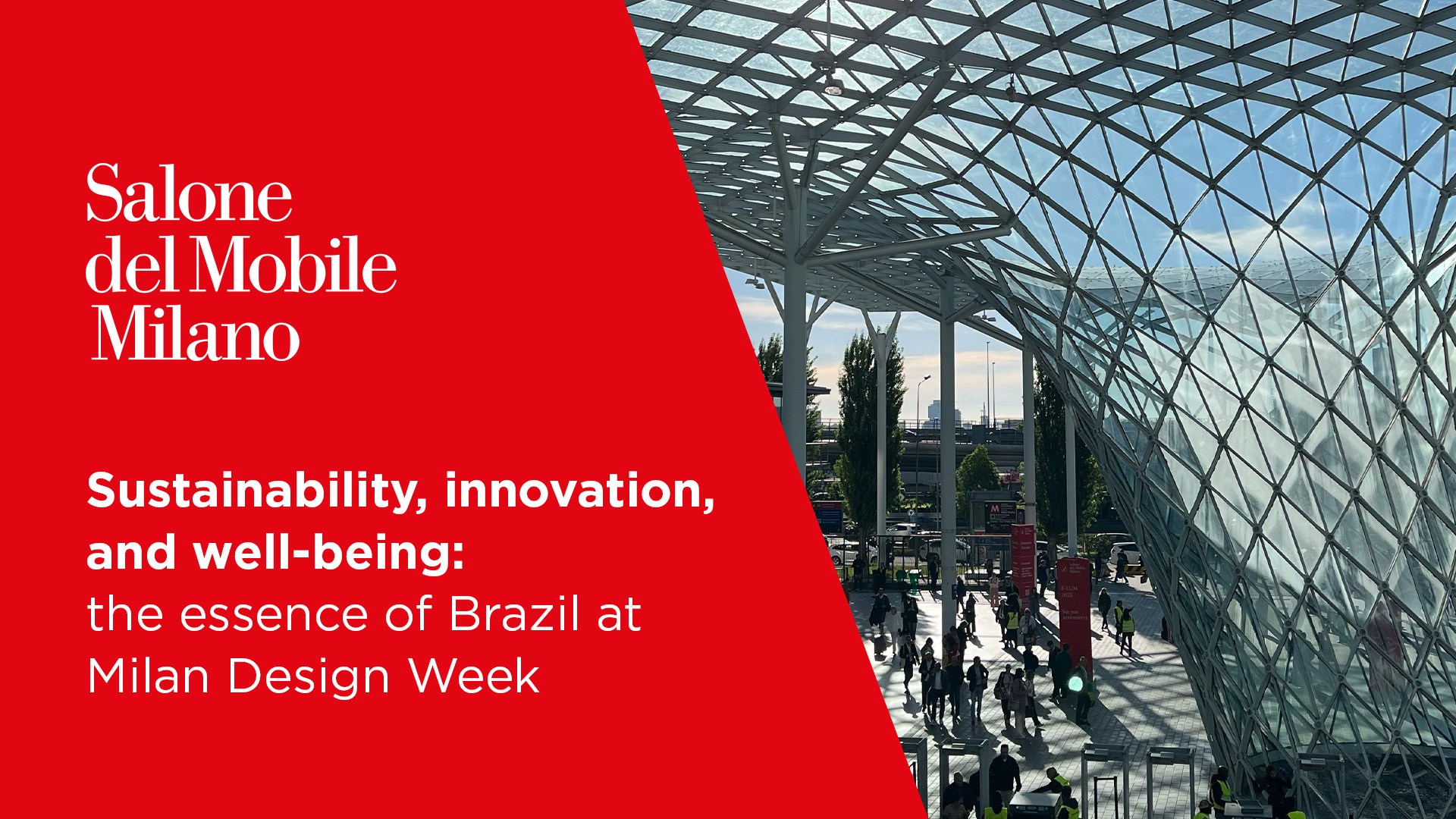 Sustainability, innovation, and well-being: the essence of Brazil at Milan Design Week