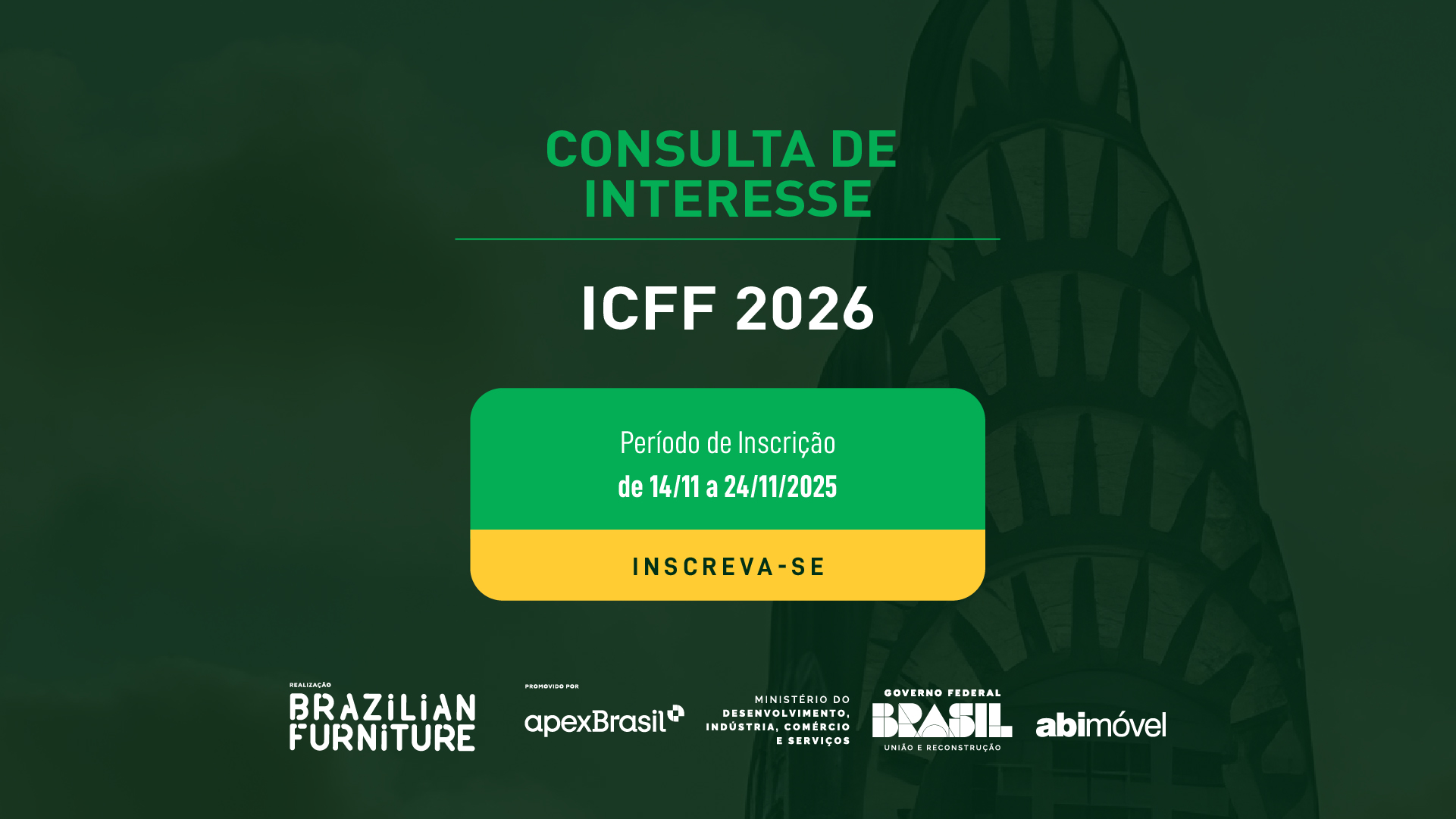 Brazilian Furniture abre consulta de interesse para ICFF 2026, em Nova York