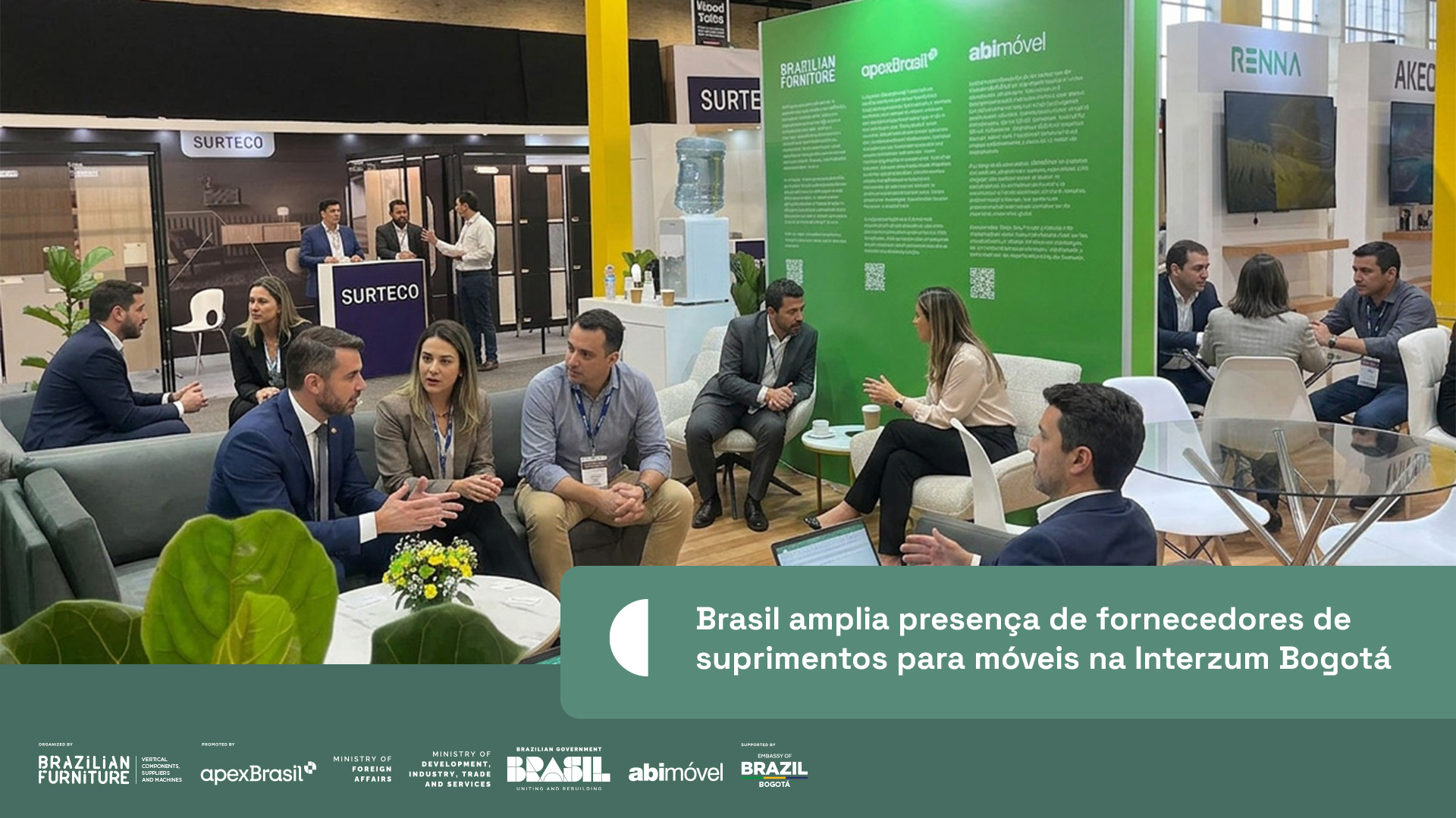 Brasil amplia presença de fornecedores de suprimentos para móveis na Interzum Bogotá 