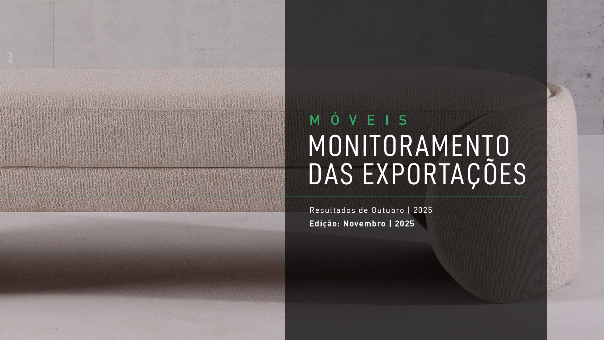 ‘Monitoramento das Exportações’ traz indicadores do comércio exterior na cadeia moveleira em outubro de 2025: de produtos prontos a suprimentos